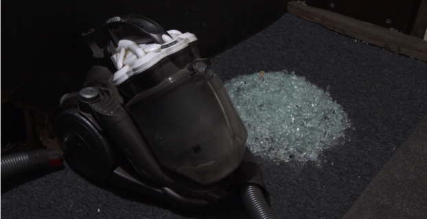 Can Dyson Vacuum Glass